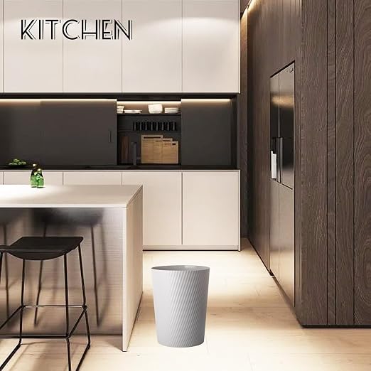 UUJOLY Small Bathroom Trash Can Wastebasket Garbage Can, 2 Pack | Open-Top - Image 4