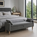 66" End of Bed Storage Bench for Bedroom by Aortzio