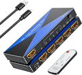 ALYYDBG 8k@60Hz HDMI 2.1 Switch 5 in 1 Out Supports 4K@120Hz HDR10+ HDCP 2.3 VRR, HDMI Switch Compatible with PS4/5 Xbox Nienteen Swtich Roku Fire Stick Apple TV to Connect Your TV Monitor Projector