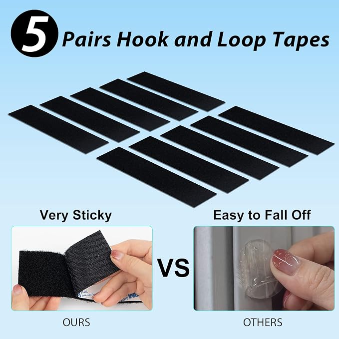 Vanten Upgraded Blackout Curtains, 100% Blackout Window Shades - Image 4