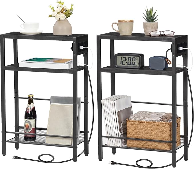 HOOBRO Small Narrow Side Table - Image 4