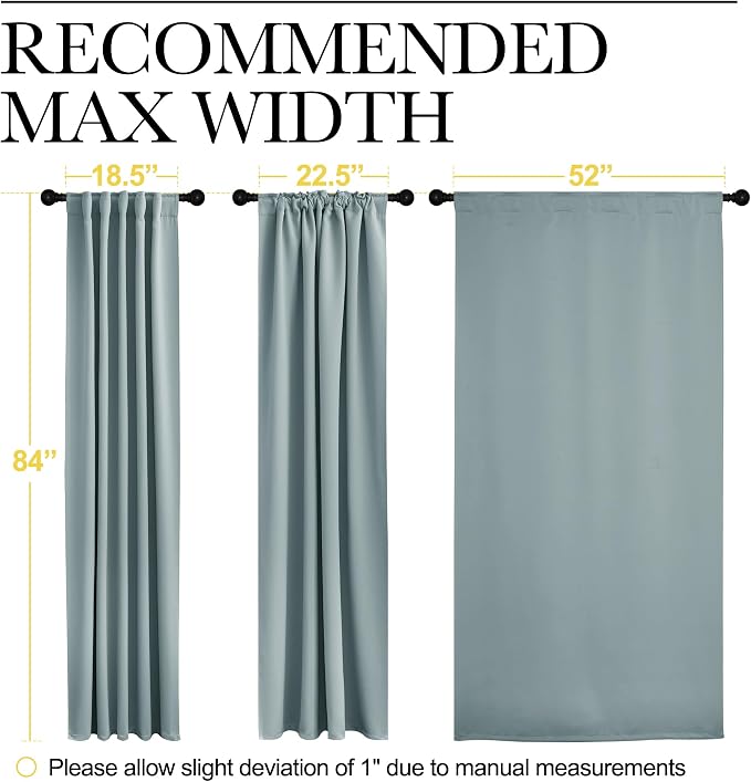 NICETOWN Blackout Curtain Panels - Image 7