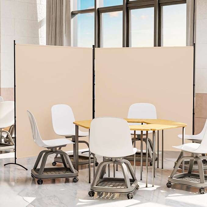 2 Panel Large Room Divider, Folding Privacy Screens - Image 7