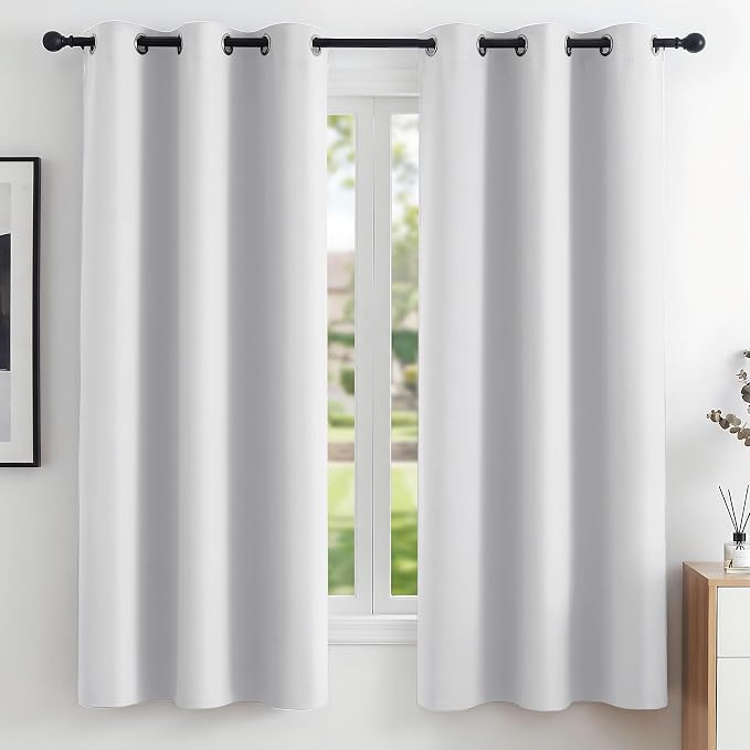 Deconovo Blackout Curtains for Bedroom and Living Room 120 Inches Long | Black by Unknown