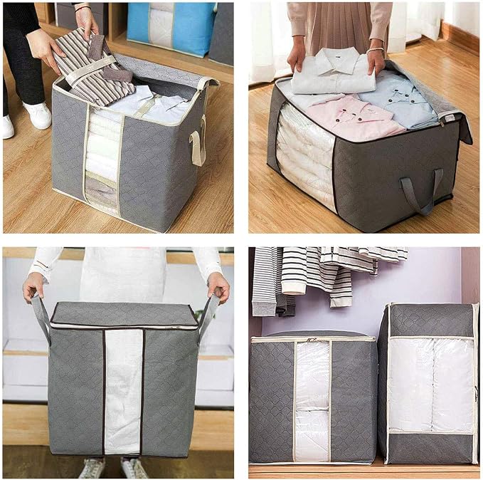 Szxc 2 Pack Foldable Large Storage Bags - Image 3