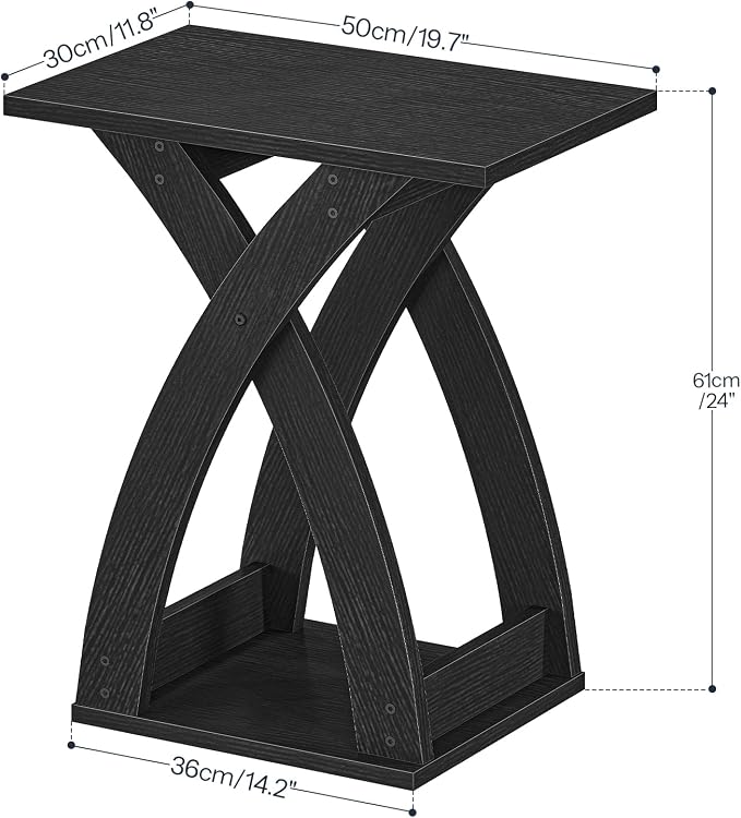 HOOBRO End Table Living Room, Narrow Side Table - Image 3