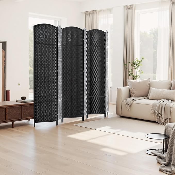 HALLYBEE Room Divider Panel, 6 Panel Partition Room Dividers Screen, Privacy - Image 2