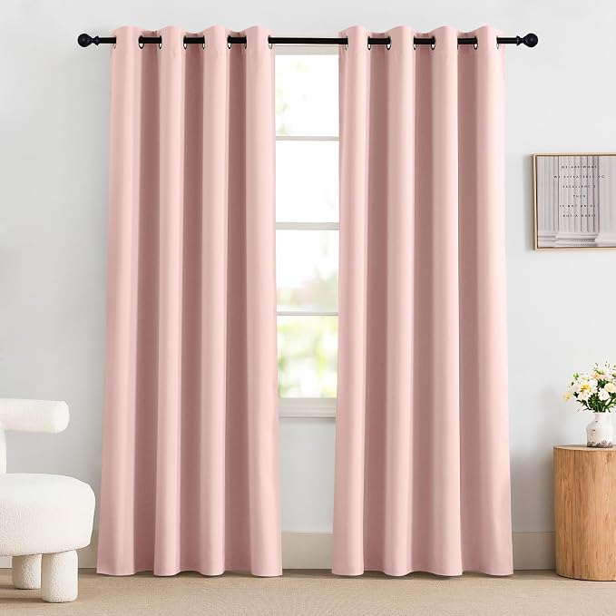 NICETOWN 100% Blackout Curtains 84 Inch Length - Image 9