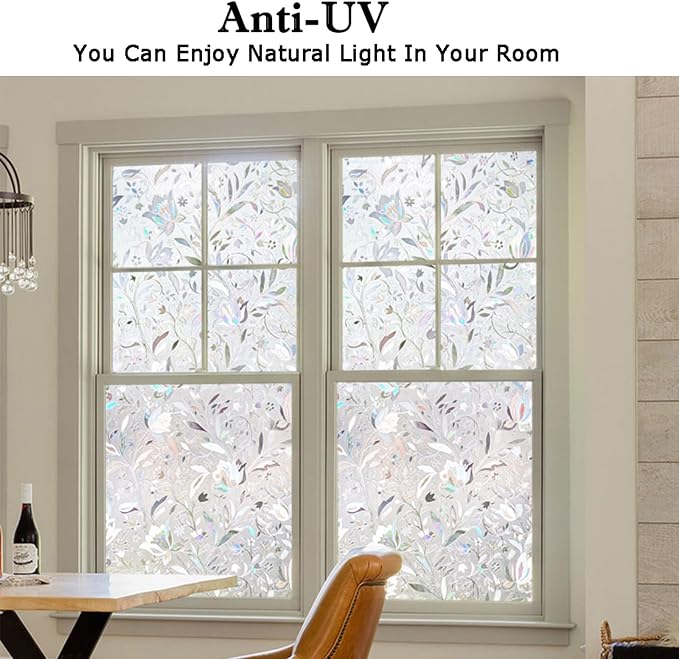Kromapolis Privacy Window Film, Stained Glass Decorative, 35.4″ x 314.9″ | - Image 5