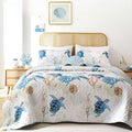 weigelia Coastal Quilt Queen Size, Sea Turtle Lightweight Summer Bedding | Sea by WEIGELIA