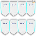 8Pack Air Ionizer for Home Negative Ion Air Purifier Plug In, Mini Filterless Air Freshener Quiet Air Cleaner Portable Air Purifiers Odors Smoke for Home Office, Bedroom, Bathroom
