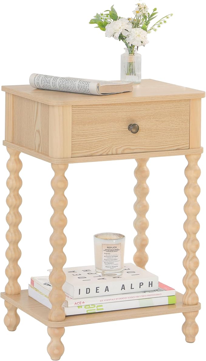 AWASEN Night Stand, Small End Table by AWASEN