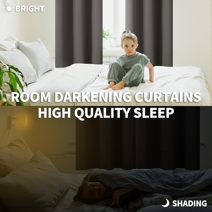 BGment Short Blackout Curtains 36 Inch Length - Image 3