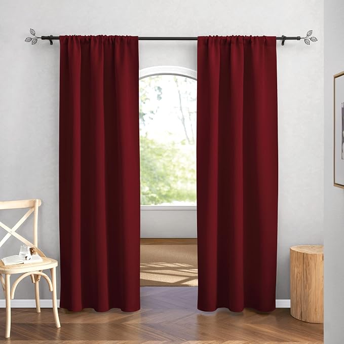RYB HOME Blackout Curtains for Bedroom Living Dining Room 84 inches Long | - Image 2