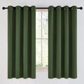 NICETOWN Dark Green Curtains for Bedroom, Grommet Blackout Window Treatments by NICETOWN