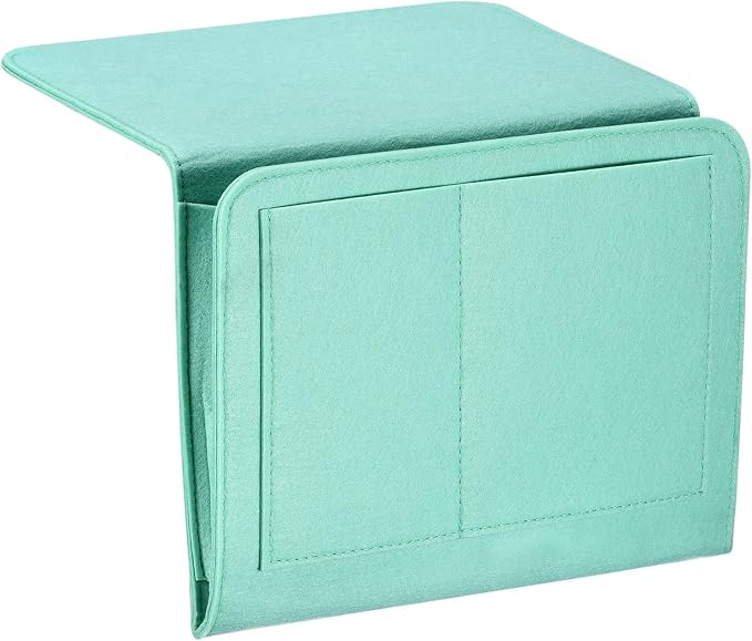 PATIKIL 11in Bedside Caddy, Bed Caddy Bedside Organizer Hanging 5 Pocket Soft by PATIKIL