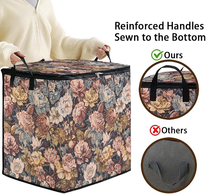 2pcs blanket storage bag for under bed, closet organizers 95L | clothing - Image 4