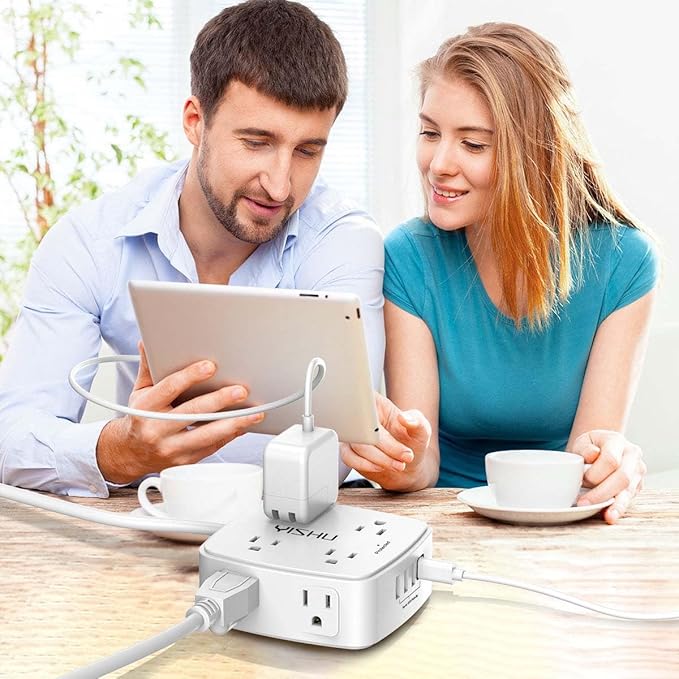 6Ft Surge Protector Power Strip - Image 4