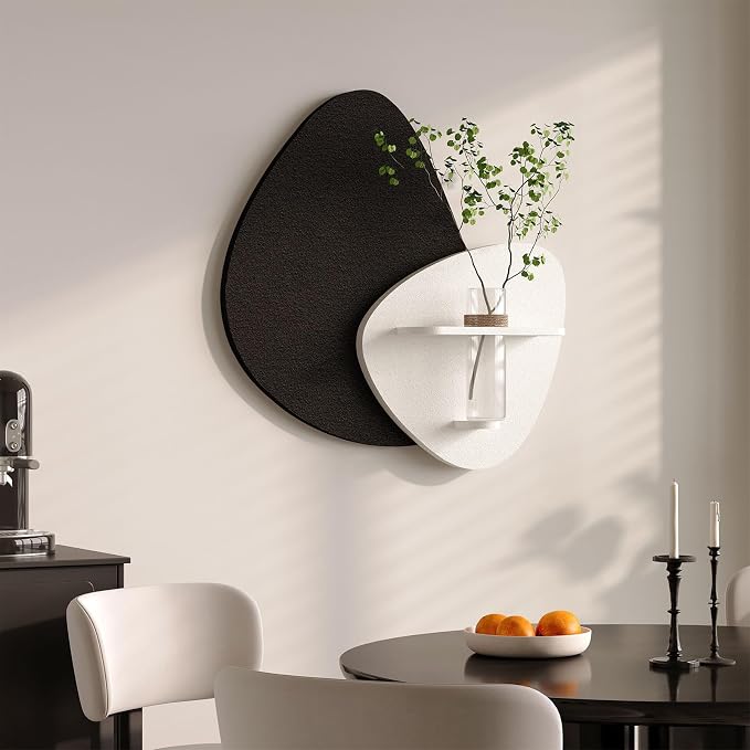 Cuspin 3D Textured Black and White Wall Art - Image 6