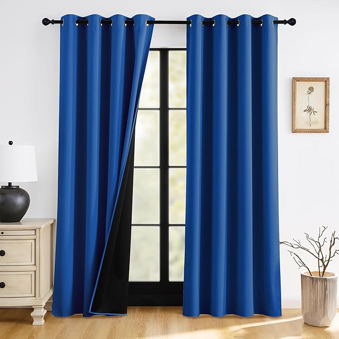 RYB HOME 100% Blackout Curtains by RYBHOME