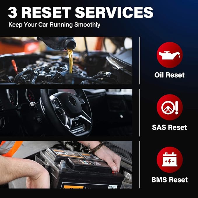 Launch CR629 OBD2 Scanner 2026 Scan Tool with Reset Oil/BMS Service+Live Data, Professional Mechanic Full OBDII Diagnostic Code Reader for Read/Clear DTCs Lifetime Free Update