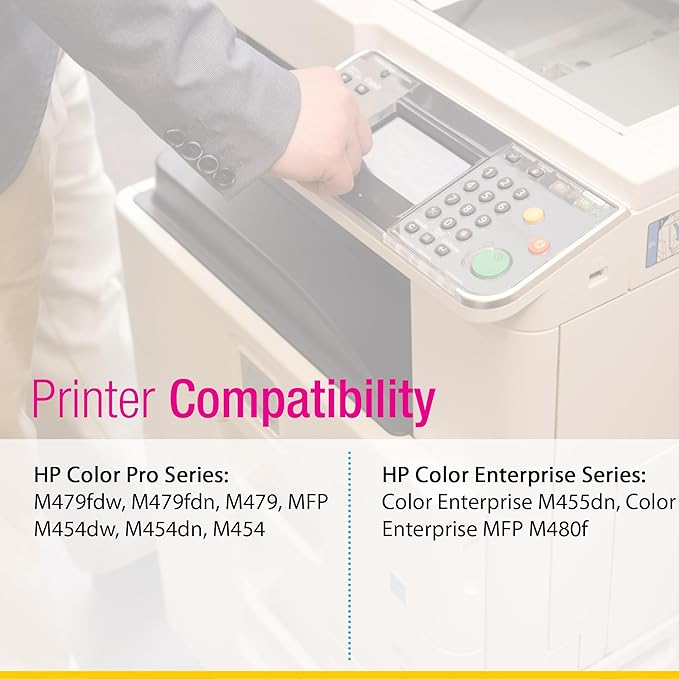 CS Replacement Compatible with HP MFP M480f Toner Cartridge W2023A to use with M479fdw M479 MFP M454dw Color Enterprise MFP M480f MFP M480f (Magenta, 1-Pack)