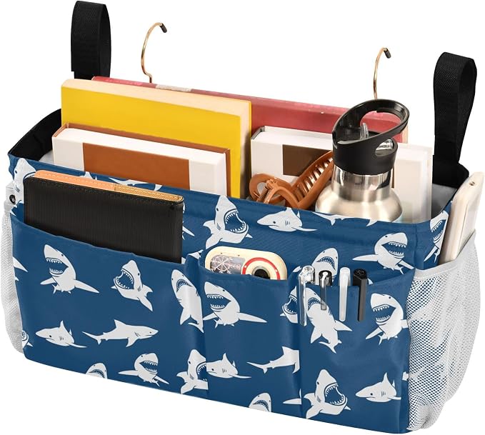 Sharks tag8 Bedside Caddy Storage Bag Bedside Organizer - Image 3