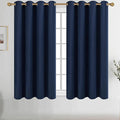 Diraysid Navy Blue Grommet Blackout Curtains by Diraysid%2C+refresh+your+life