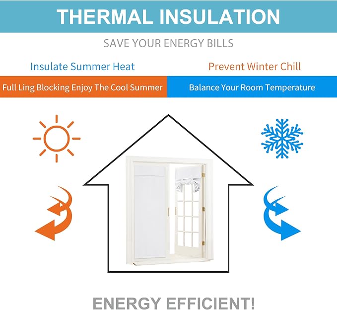 RYB HOME Darkening Door Curtain - Image 6