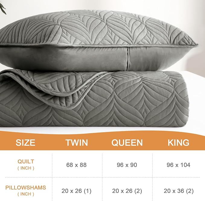 Whale Flotilla Extra Soft Queen Quilt Bedding Set, Lightweight Bedspreads | - Image 4
