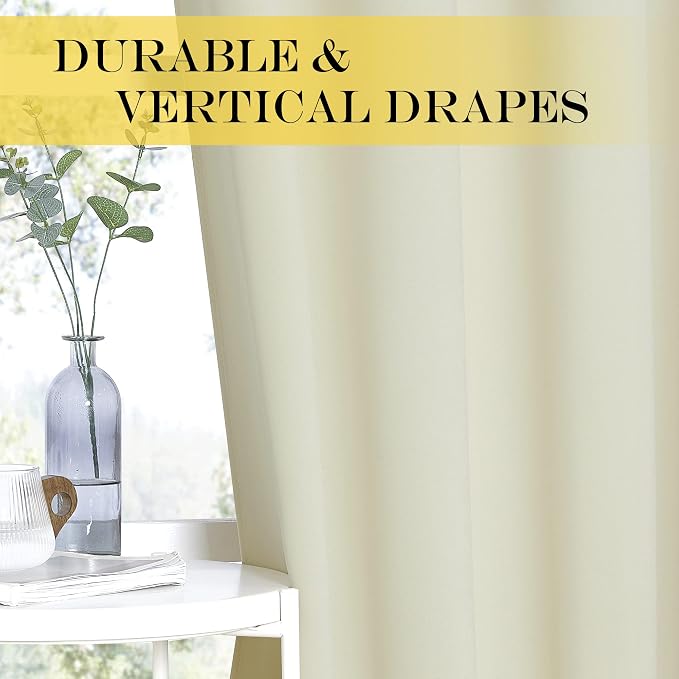 NICETOWN Blackout Living Room Curtain 102 inch Length - Image 8