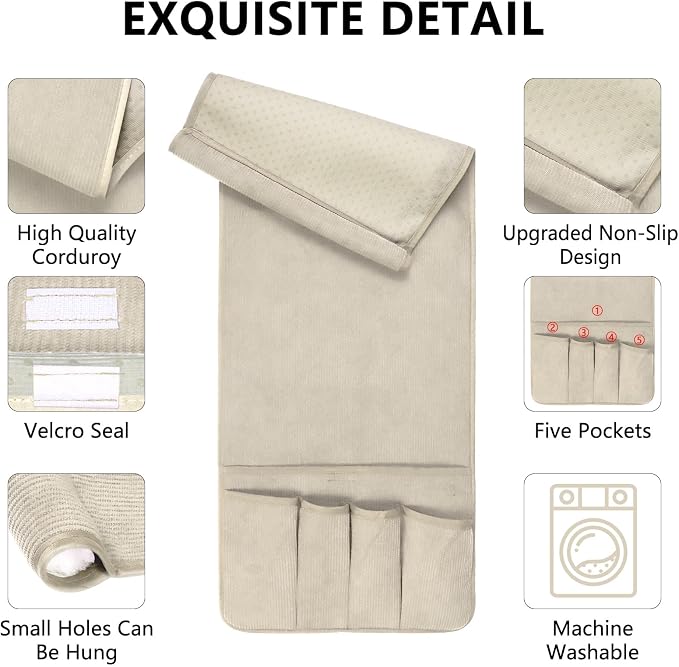 Remote Control Holder, Anti Slip Armchair Caddy Couch Caddy - Image 5