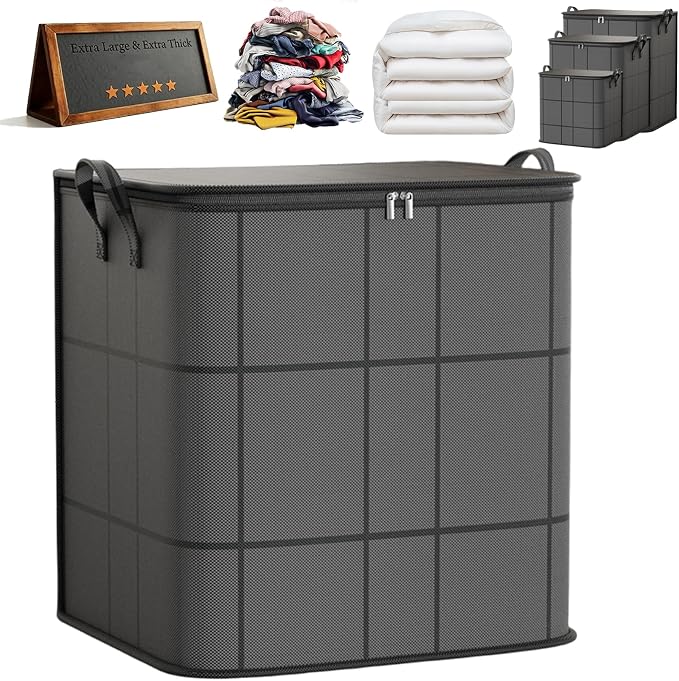180L Spacious Moving Storage Bin by Unknown