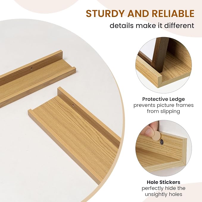 Picture Ledge Shelf, Floating Shelves - Image 4