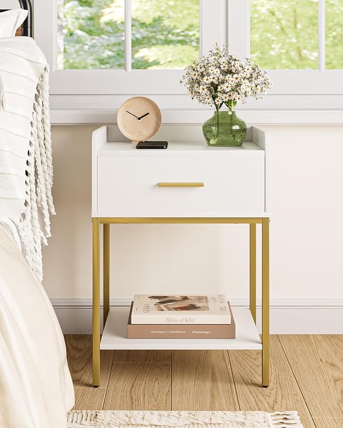 Nightstand, 3-Tier Modern Night Stand, Bedside Table - Image 6
