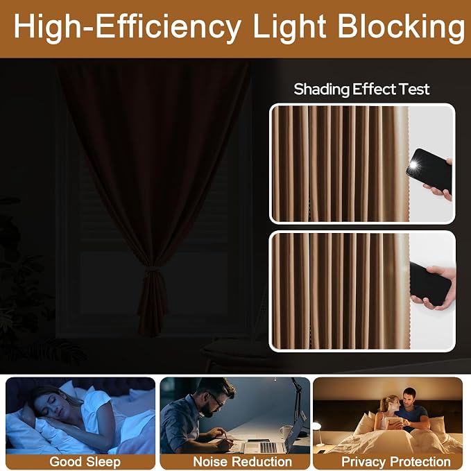 Self Adhesive Curtains, No Drilling Curtains, Easy Installation - Image 3