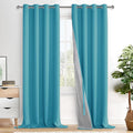 XWZO 100% Blackout Curtain Panels by XWZO