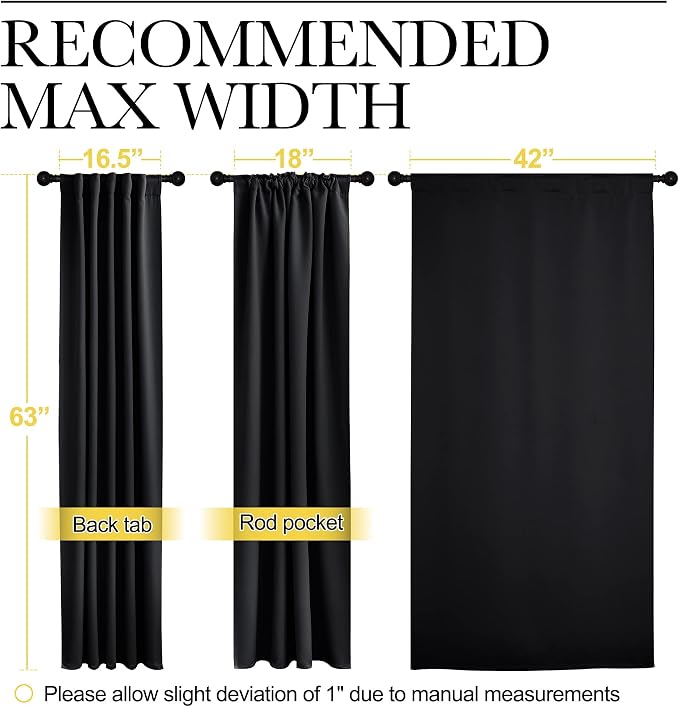 NICETOWN Halloween Blackout Curtains Window Panel Drapes - Image 7