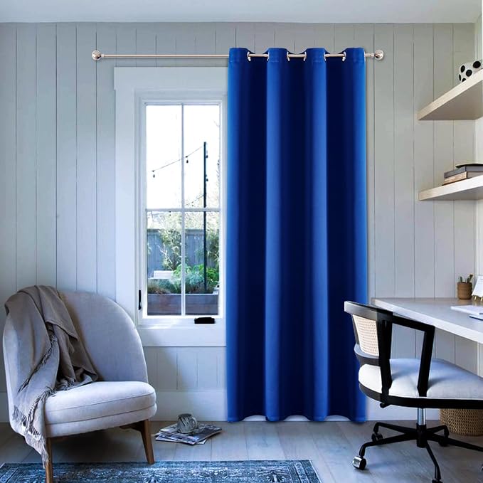 ChrisDowa Blackout Curtains Door Curtain Doorway Closet Drapes, 1 Panel | 52W x by ChrisDowa