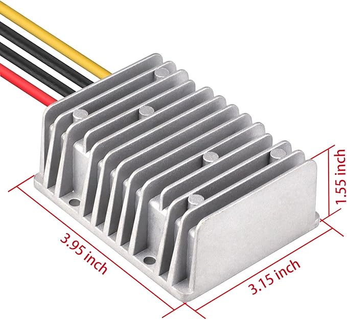 Cellena DC Step Down 360W 48V to 12V 30A Voltage Regulator, Waterproof DC Voltage Reducer for Golf Cart