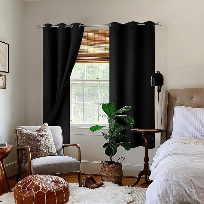 BGment Black Out Curtains 72 Inch Long - Image 2
