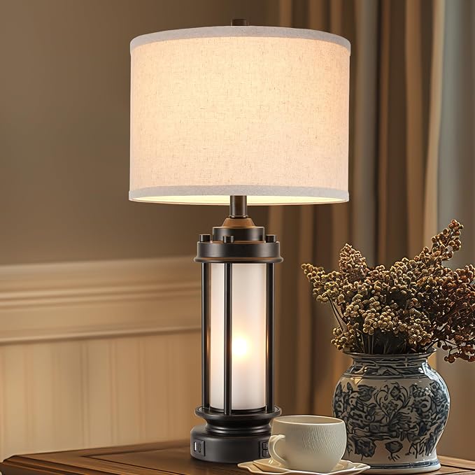 AIEAMPDO 25'' Set of 2 Modern Table Lamps - Image 7