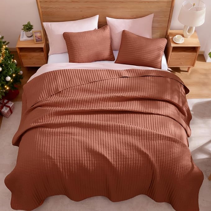 Queen Quilt-Lightweight Bedspreads Queen Size Quilt Bedding Set | Soft Coverlet - Image 4