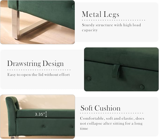Aoiy & Wifon 67.91" W King Size Bench - Image 7