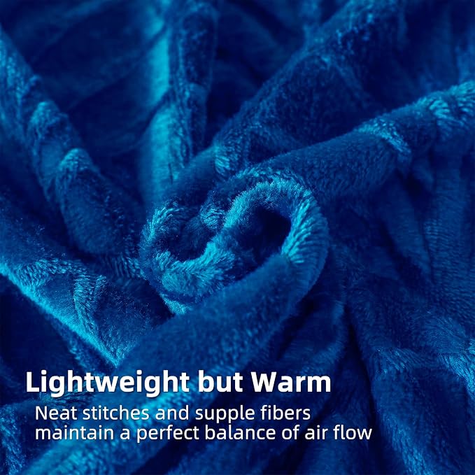 Whale Flotilla Fleece King Size Bed Blanket, Lightweight Breathable Soft - Image 5
