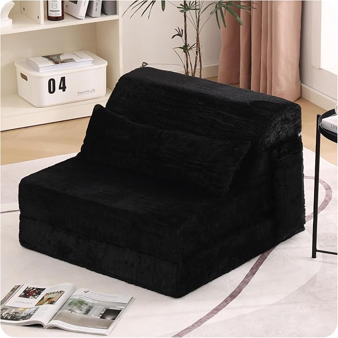 Convertible Folding Sofa Bed Single Size by TiitaHome