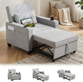 Convertible Sleeper Chair Bed for Adult, Single Pull Out Sofa, USB & Type-C by TYBOATLE