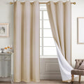 Diraysid 100% Blackout Curtains Beige Linen Curtains by Diraysid%2C+refresh+your+life