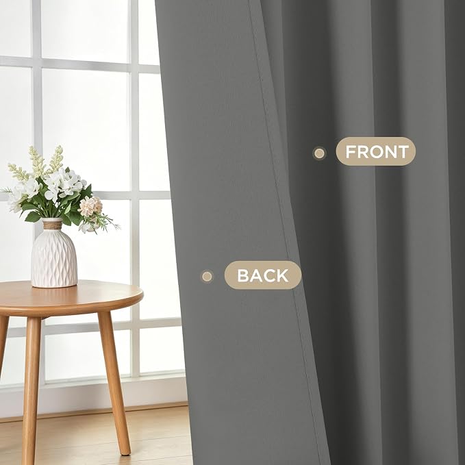 Joydeco Blackout Curtains 72 Inch Length 2 Panels Set, Thermal Insulated Long - Image 6