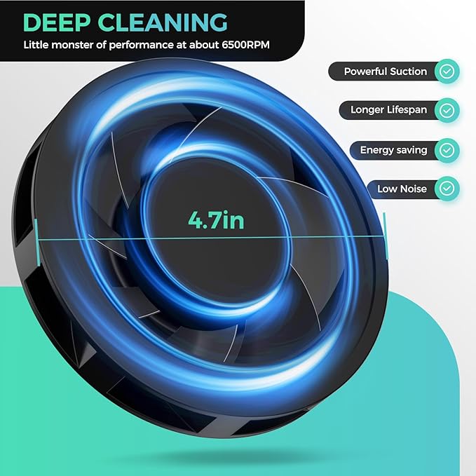 Woput Nail Dust Collector, 1600PA Professional Nail Vacuum Dust Collector Fan with Filter Papers (30 Pcs) for Acrylic Nail Polishing & Manicure at Nail Salon & Home - White